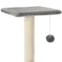 Kratzbaum für Katzen mit Sisal-Kratzpfosten 65 cm grau von vidaXL, Katzenmöbel - Ref: Foro24-170546, Preis: 39,26 €, Rabatt: %