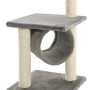 Kratzbaum für Katzen mit Sisal-Kratzpfosten 65 cm grau von vidaXL, Katzenmöbel - Ref: Foro24-170546, Preis: 40,05 €, Rabatt: %