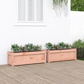 Garden planters 2 units solid Douglas wood by , Pots and planters - Ref: Foro24-837456, Price: 86,27 €, Discount: %