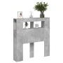 Cabecero LED madera ingeniería gris hormigón 100x18,5x103,5 cm de , Cabeceros y pies de cama - Ref: Foro24-837333, Precio: 60...