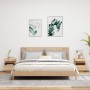 Mesitas de noche con luces LED 2 uds roble Sonoma 40x39x48,5 cm de , Mesitas de noche - Ref: Foro24-836789, Precio: 97,68 €, ...