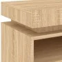 Mesitas de noche con luces LED 2 uds roble Sonoma 40x39x48,5 cm de , Mesitas de noche - Ref: Foro24-836789, Precio: 96,38 €, ...