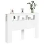 Kopfteil mit LED, weißem Holzwerkstoff, 140 x 18,5 x 103,5 cm von , Kopf- und Fußteile - Ref: Foro24-837344, Preis: 91,81 €, ...