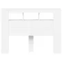 Kopfteil mit LED, weißem Holzwerkstoff, 140 x 18,5 x 103,5 cm von , Kopf- und Fußteile - Ref: Foro24-837344, Preis: 91,81 €, ...