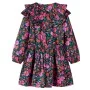 Knallrosa Langarm-Kinderkleid 128 von , Kinderkleider - Ref: Foro24-14477, Preis: 15,77 €, Rabatt: %