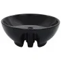 Washbasin with overflow 46.5x18 cm black ceramic by vidaXL, Sinks - Ref: Foro24-143904, Price: 47,58 €, Discount: %