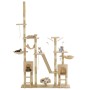 Katzenkratzbaum Sisal Kratzbaum 230-250 cm Beige von vidaXL, Katzenmöbel - Ref: Foro24-170619, Preis: 153,73 €, Rabatt: %