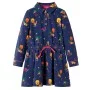 Langärmliges marineblaues Cordkleid für Kinder 128 von , Kinderkleider - Ref: Foro24-13962, Preis: 14,97 €, Rabatt: %