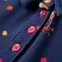 Langärmliges marineblaues Cordkleid für Kinder 128 von , Kinderkleider - Ref: Foro24-13962, Preis: 14,97 €, Rabatt: %