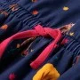 Langärmliges marineblaues Cordkleid für Kinder 128 von , Kinderkleider - Ref: Foro24-13962, Preis: 14,97 €, Rabatt: %