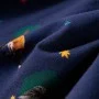 Langärmliges marineblaues Cordkleid für Kinder 128 von , Kinderkleider - Ref: Foro24-13962, Preis: 14,97 €, Rabatt: %