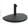Black resin half-circle umbrella base, 15 kg by vidaXL, Umbrella bases - Ref: Foro24-45199, Price: 56,36 €, Discount: %