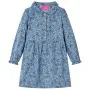 Petrolblaues Langarm-Kinderkleid 104 von , Kinderkleider - Ref: Foro24-14350, Preis: 11,29 €, Rabatt: %