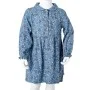 Petrolblaues Langarm-Kinderkleid 104 von , Kinderkleider - Ref: Foro24-14350, Preis: 11,29 €, Rabatt: %