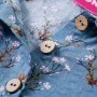 Petrol blue long-sleeved children's dress 128 by , Children's dresses - Ref: Foro24-14352, Price: 11,29 €, Discount: %