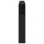 Cabecero con LED madera de ingeniería negro 220x18,5x103,5 cm de , Cabeceros y pies de cama - Ref: Foro24-837373, Precio: 96,...