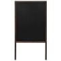 Double-sided cedar wood easel chalkboard 60x80 cm by vidaXL, Blackboards - Ref: Foro24-246428, Price: 61,30 €, Discount: %