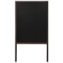Double-sided cedar wood easel chalkboard 60x80 cm by vidaXL, Blackboards - Ref: Foro24-246428, Price: 57,37 €, Discount: %