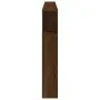 Cabecero LED madera ingeniería roble marrón 220x18,5x103,5 cm de , Cabeceros y pies de cama - Ref: Foro24-837378, Precio: 106...