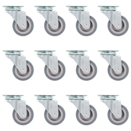 Swivel wheels 12 units 50 mm by vidaXL, Material handling - Ref: Foro24-143434, Price: 24,93 €, Discount: %