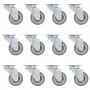 Swivel wheels 12 units 50 mm by vidaXL, Material handling - Ref: Foro24-143434, Price: 24,93 €, Discount: %