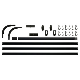 Sealskin Easy-Roll Shower Curtain Rod Black by , shower bars - Ref: Foro24-447487, Price: 38,85 €, Discount: %