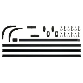 Sealskin Easy-Roll Shower Curtain Rod Black by , shower bars - Ref: Foro24-447487, Price: 39,66 €, Discount: %