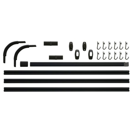 Sealskin Easy-Roll Shower Curtain Rod Black by , shower bars - Ref: Foro24-447487, Price: 39,76 €, Discount: %