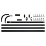 Sealskin Easy-Roll Shower Curtain Rod Black by , shower bars - Ref: Foro24-447487, Price: 39,76 €, Discount: %