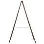 Double-sided cedar wood easel chalkboard 60x80 cm by vidaXL, Blackboards - Ref: Foro24-246428, Price: 57,37 €, Discount: %