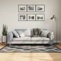 Schwarz-weißer, rutschfester, waschbarer Teppich, 120 x 180 cm von , Teppiche - Ref: Foro24-136605, Preis: 42,16 €, Rabatt: %
