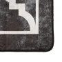 Schwarz-weißer, rutschfester, waschbarer Teppich, 120 x 180 cm von , Teppiche - Ref: Foro24-136605, Preis: 37,76 €, Rabatt: %