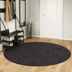 Anthracite gray non-slip washable rug Ø 200 cm by , Rugs - Ref: Foro24-136632, Price: 66,20 €, Discount: %