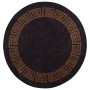 Rutschfester, waschbarer Teppich in Schwarz und Gold, Ø 200 cm von , Teppiche - Ref: Foro24-136630, Preis: 72,68 €, Rabatt: %