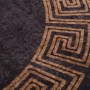 Rutschfester, waschbarer Teppich in Schwarz und Gold, Ø 200 cm von , Teppiche - Ref: Foro24-136630, Preis: 72,68 €, Rabatt: %