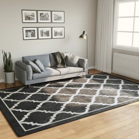 Schwarz-weißer, rutschfester, waschbarer Teppich, 190 x 300 cm von , Teppiche - Ref: Foro24-136607, Preis: 68,51 €, Rabatt: %