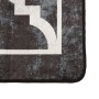 Schwarz-weißer, rutschfester, waschbarer Teppich, 190 x 300 cm von , Teppiche - Ref: Foro24-136607, Preis: 68,51 €, Rabatt: %
