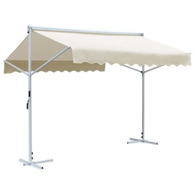 Independent awning 3x3 m cream color by vidaXL, Umbrellas - Ref: Foro24-143744, Price: 337,24 €, Discount: %