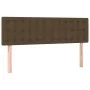 Box spring bed with dark brown fabric mattress 140x200 cm by , Beds and slatted bases - Ref: Foro24-3126568, Price: 426,54 €,...