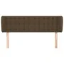Dark gray fabric headboard 147x23x78/88 cm by , Headboards and footboards - Ref: Foro24-3117579, Price: 69,30 €, Discount: %