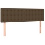 Box spring bed with dark brown fabric mattress 140x190 cm by , Beds and slatted bases - Ref: Foro24-3130588, Price: 452,16 €,...