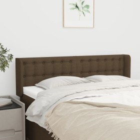 Kopfteil aus dunkelgrauem Stoff, 147 x 16 x 78/88 cm von , Kopf- und Fußteile - Ref: Foro24-3119203, Preis: 66,30 €, Rabatt: %