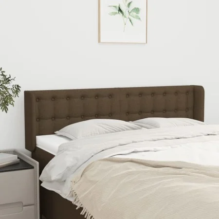Kopfteil aus dunkelgrauem Stoff, 147 x 16 x 78/88 cm von , Kopf- und Fußteile - Ref: Foro24-3119203, Preis: 64,23 €, Rabatt: %