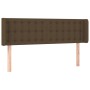 Cabecero de tela gris oscuro 147x16x78/88 cm de , Cabeceros y pies de cama - Ref: Foro24-3119203, Precio: 66,30 €, Descuento: %