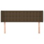Cabecero de tela gris oscuro 147x16x78/88 cm de , Cabeceros y pies de cama - Ref: Foro24-3119203, Precio: 66,30 €, Descuento: %