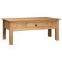 Mesa de centro madera maciza de pino estilo Panamá 100x60x45 cm de , Mesas de centro - Ref: Foro24-282682, Precio: 122,14 €, ...