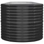 Jardinera arriate acero recubierto polvo antracita 440x80x68 cm by , Pots and planters - Ref: Foro24-318971, Price: 151,64 €,...