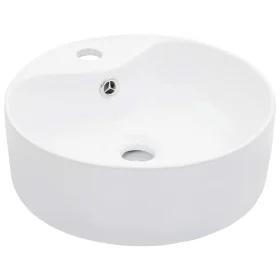 Spüle mit Überlauf 36x13 cm weiße Keramik von vidaXL, Sinkt - Ref: Foro24-143911, Preis: 67,02 €, Rabatt: %