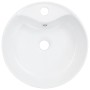 Spüle mit Überlauf 36x13 cm weiße Keramik von vidaXL, Sinkt - Ref: Foro24-143911, Preis: 64,38 €, Rabatt: %