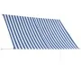 Einziehbare Markise 250x150 cm blau und weiß von vidaXL, Markisen - Ref: Foro24-143748, Preis: 68,45 €, Rabatt: %